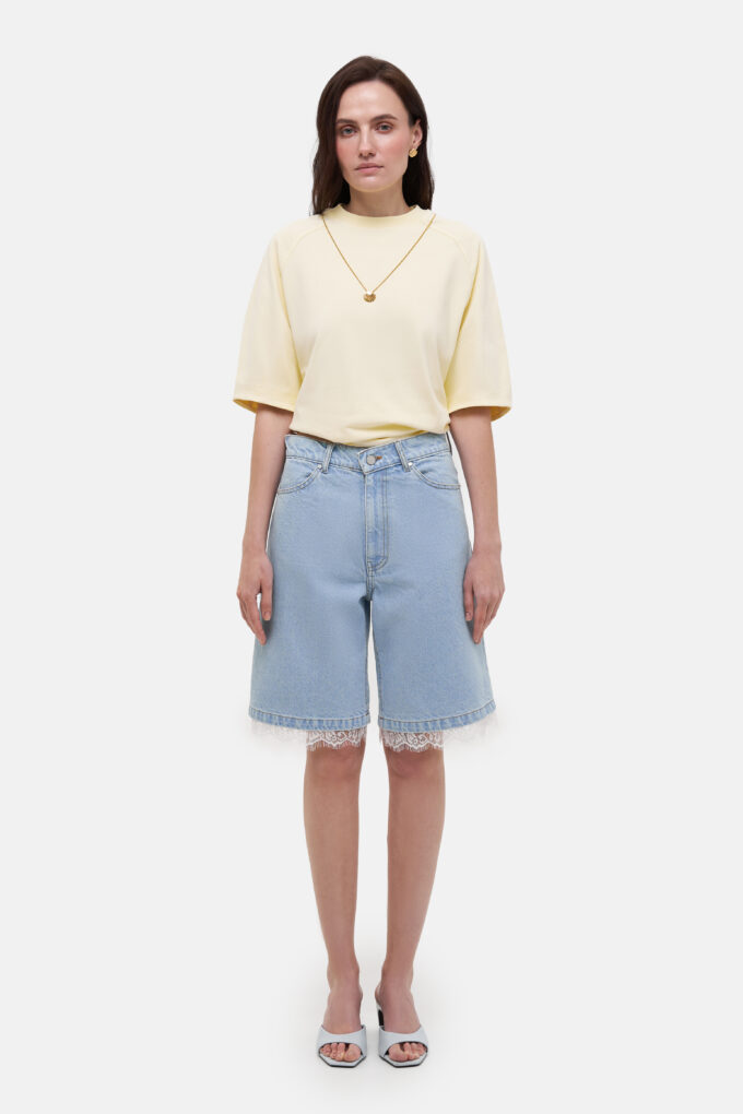 Light Blue Bermuda Shorts