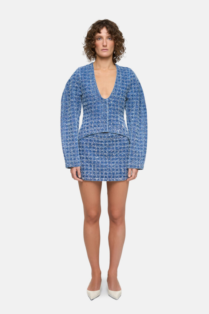 Frayed Denim Jacket